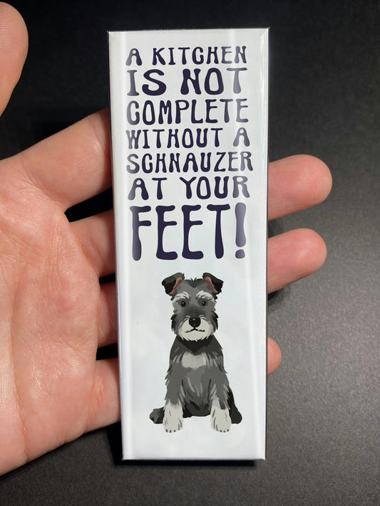 Schnauzer Home Kitchen Fridge Magnet
