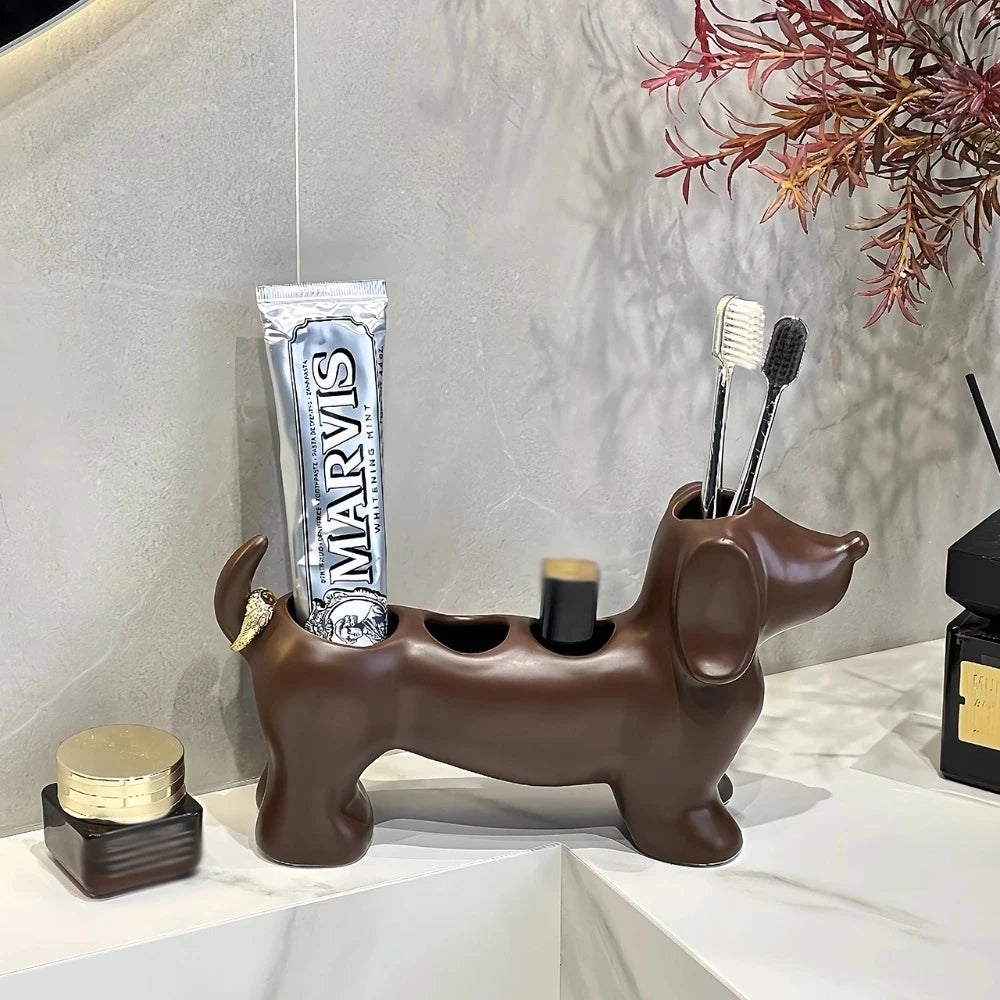 Dachshund Figurine Storage Holder