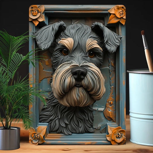 Elegant Schnauzer Wall Art