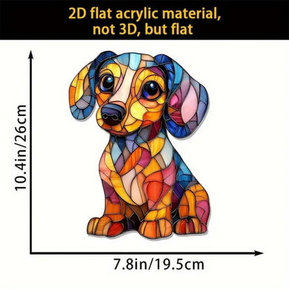 Dachshund Sun-catcher Ornament