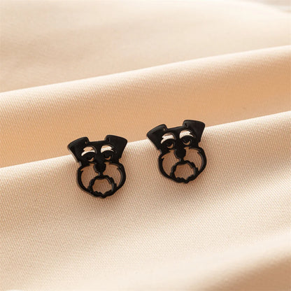 Cute Schnauzer Stud Earrings