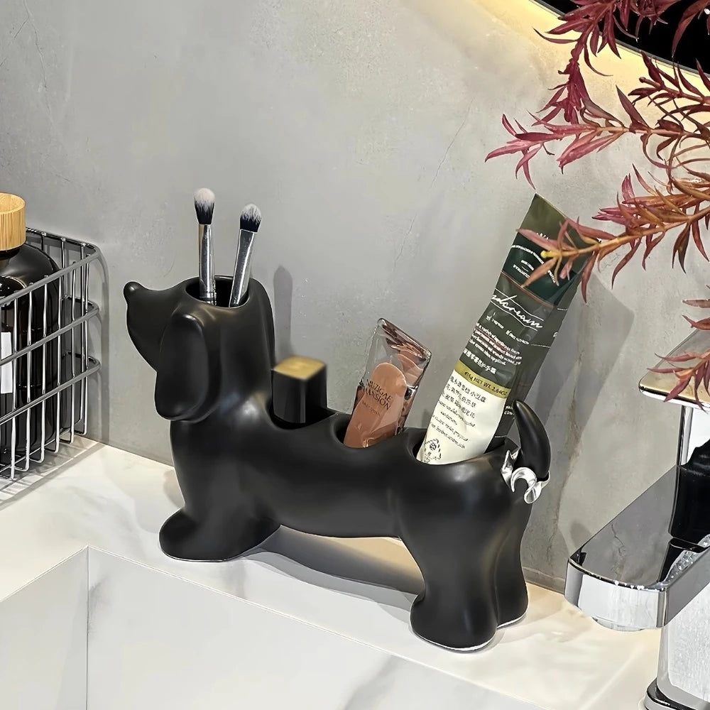Dachshund Figurine Storage Holder