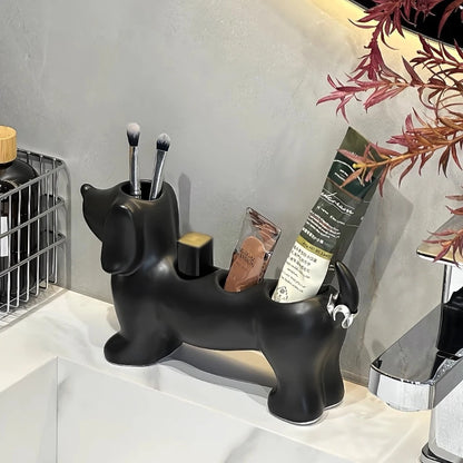 Dachshund Figurine Storage Holder