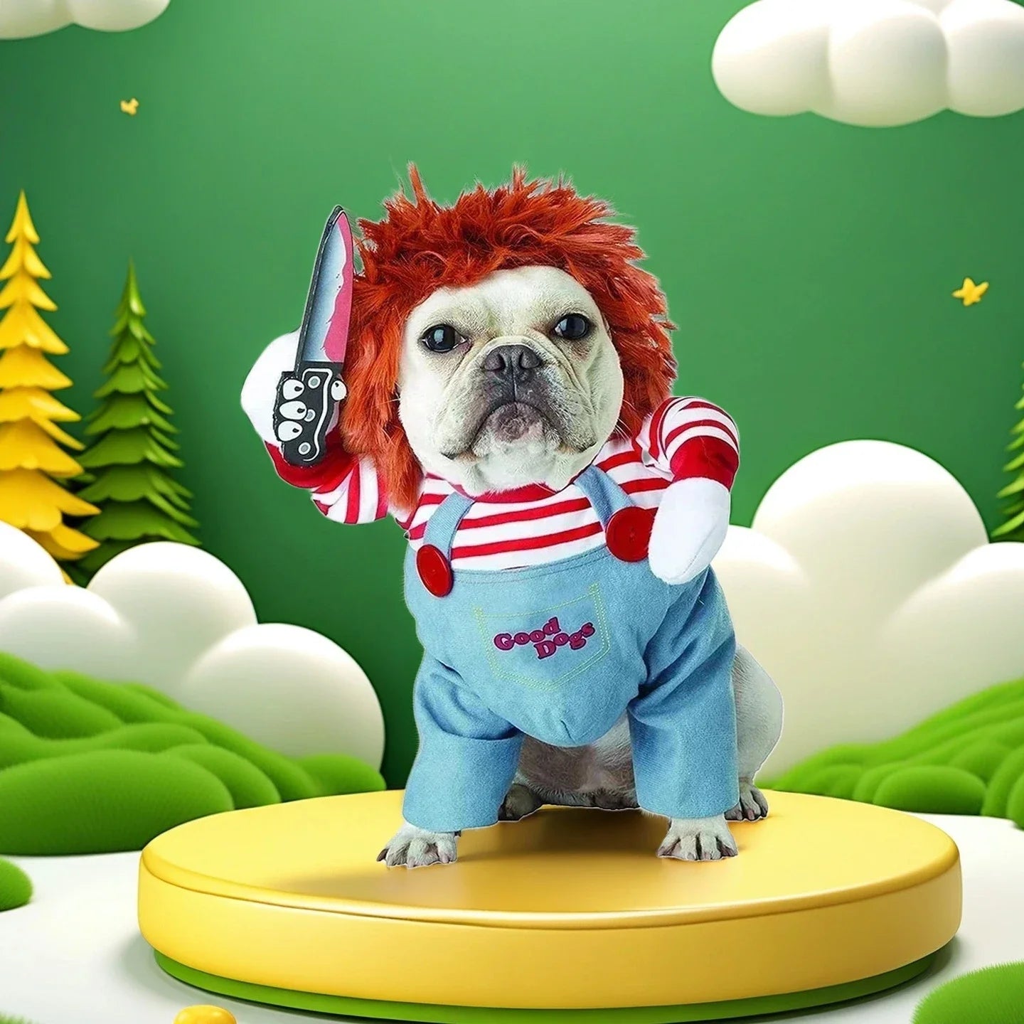 Chucky Dog Halloween Costume