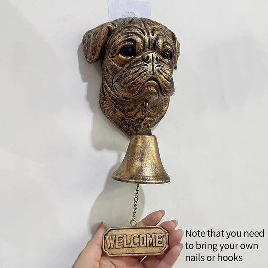 Vintage Pug Decorative Doorbell