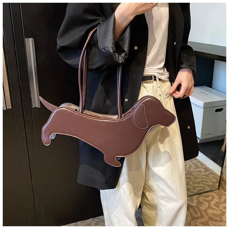 Dachshund Figurine Shoulder Bag