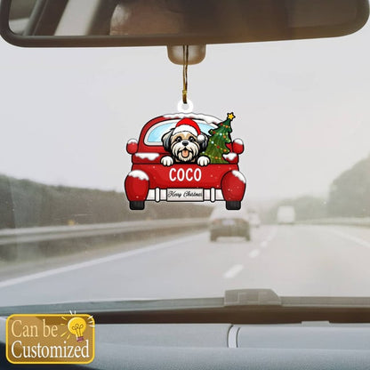 Custom Shih Tzu Christmas Ornament