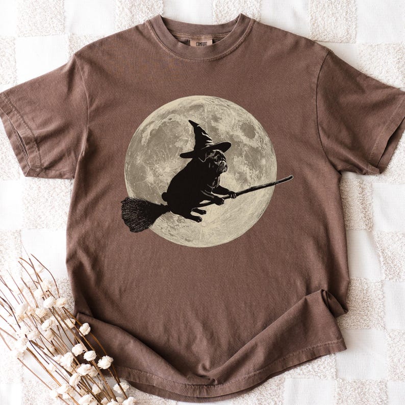 Halloween Pug Moon Shirt