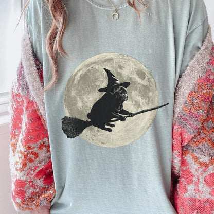 Halloween Pug Moon Shirt