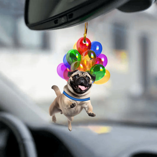 Pug Baloon Car Pendants